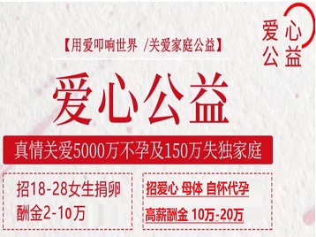 博野捐卵助孕生子 爱心志愿者招募